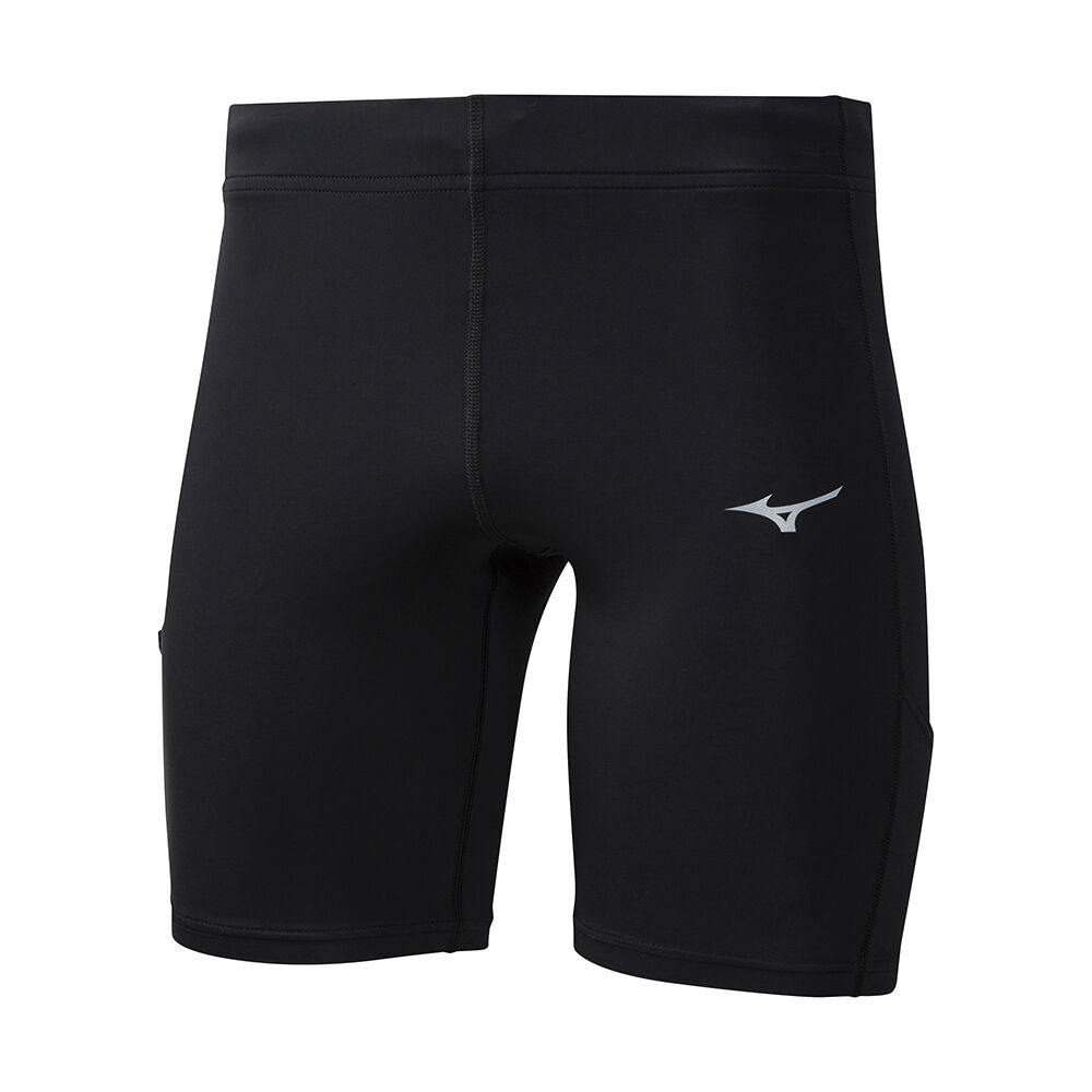 Mens Mizuno Impulse Core Mid Running Tights Black Philippines (DJFAKV195)